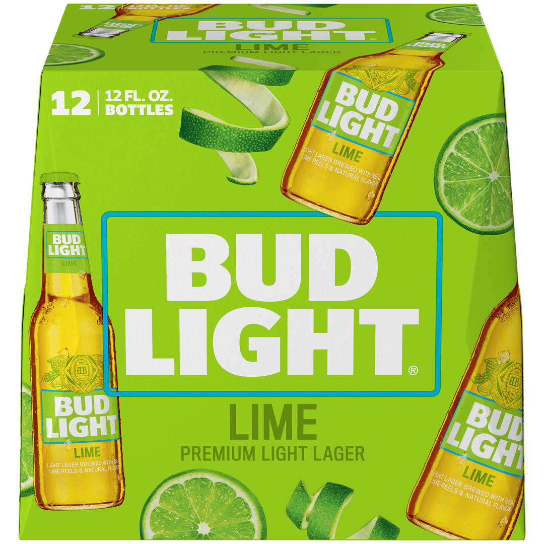 Bud Light Lime Beer, 12 Pack Beer, 12 FL OZ Bottles, 4.2% ABV