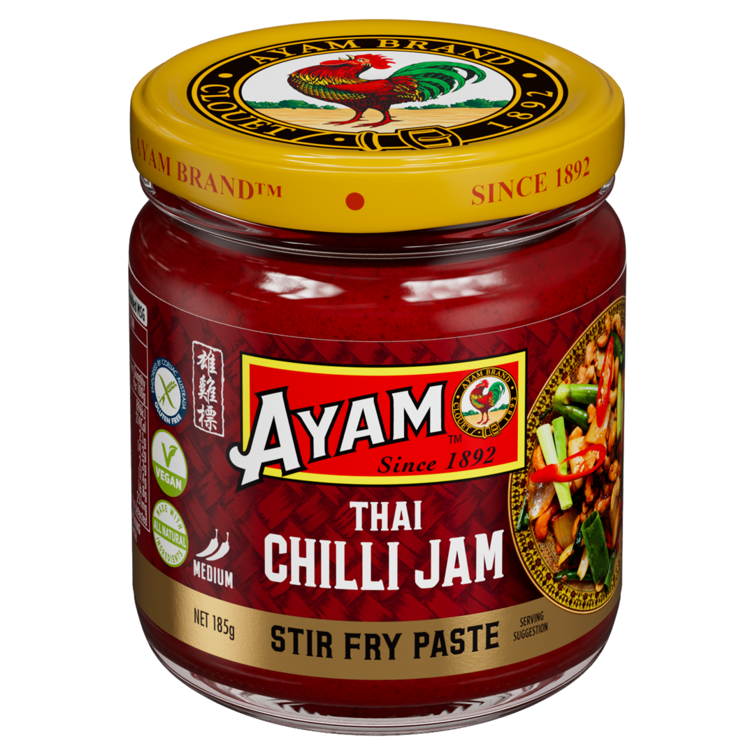 Thai Chilli Jam Paste 6x185g
