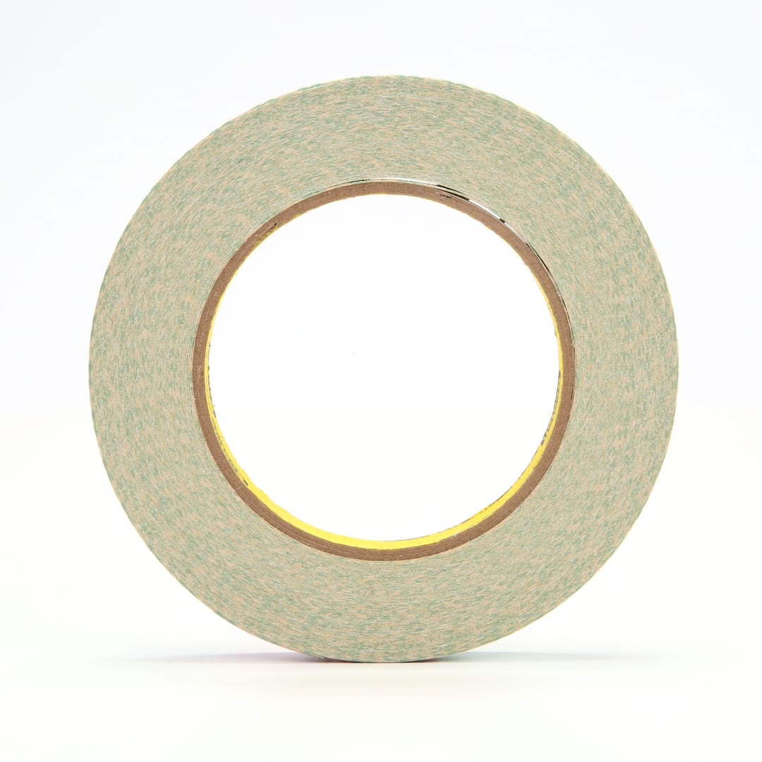 3M™ Doppelseitiges Klebeband mit Papiervlies-Träger 410M, Beige, 19 mm x 33 m, 0.15 mm