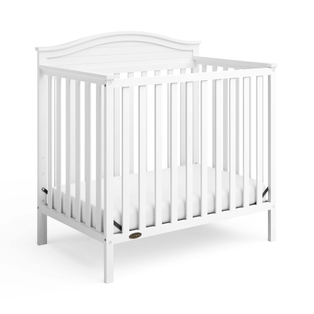 Graco® Stella 4-in-1 Convertible Mini Crib, White