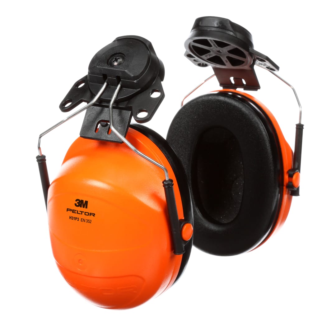 3M™ PELTOR™ Kapselgehörschützer, orange, Helmbefestigung, H31P3E 300