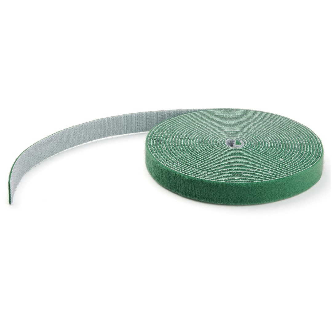 Hook and Loop tie Green 25 ft