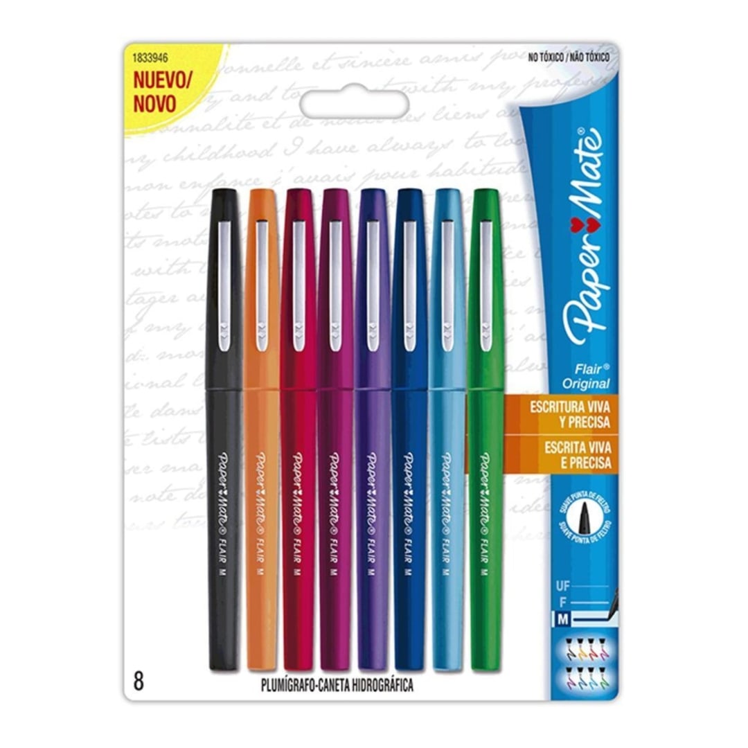 Paper Mate® Flair Felt Tip Pens, Medium Point (0.7mm)