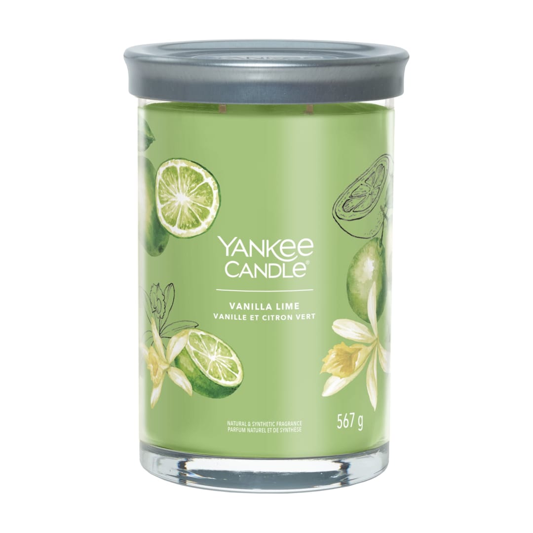 Yankee Candle® Signature Scented Candle | Vanilla Lime Large Tumbler Candle with Double Wicks | Soy Wax Blend