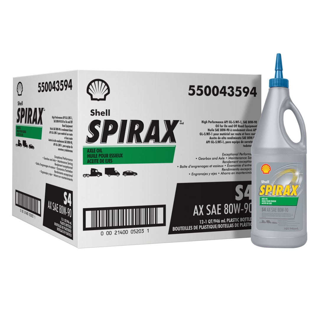 Spirax S4 AX 80W-90 Heavy Duty Automotive Gear Oil, 1 Quart (12 Pack)