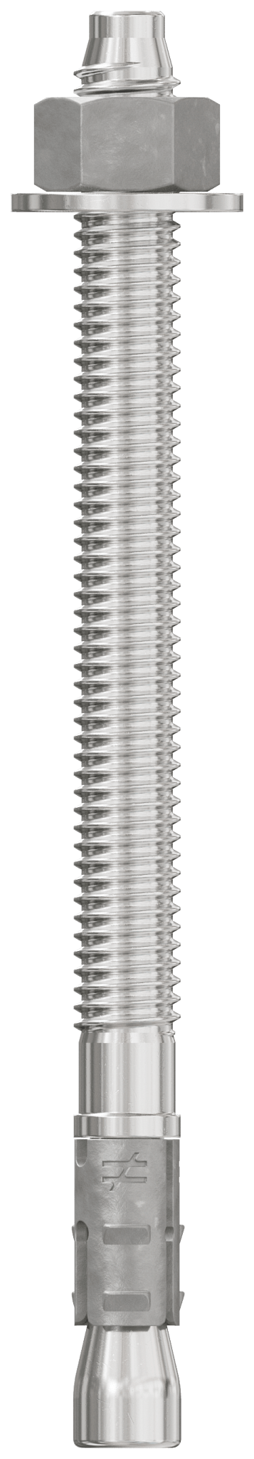 Simpson Strong-Tie STB2-37500S4F50 Strong-Bolt® 2 — 3/8 in. x 5 in. Type 304 Stainless-Steel Wedge Anchor, Fully Assembled (50-Qty) (Pack of 2)