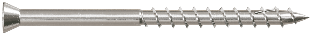 Simpson Strong-Tie T07225WP1 Deck-Drive™ DWP WOOD SS Screw — #7 x 2-1/4 in. T-15, Trim Head, Type 316 (1 lb.) (Pack of 800)