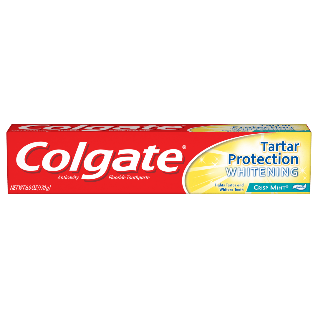 Colgate Tartar Protection Toothpaste with Whitening, Mint - 6 ounce (6 Pack)