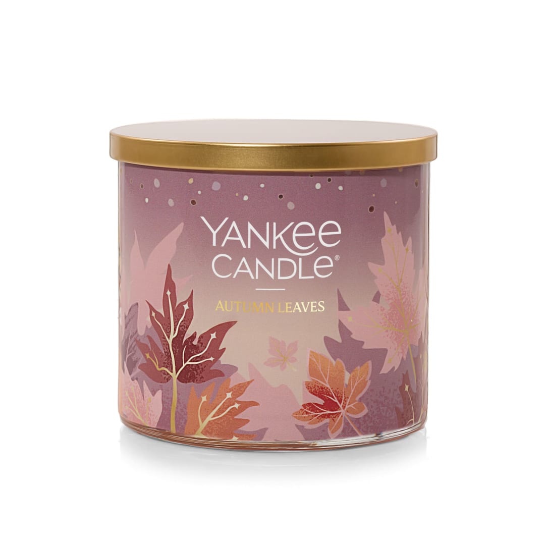 Yankee Candle Autumn Leaves® 3-Wick Candle, 14.5 oz