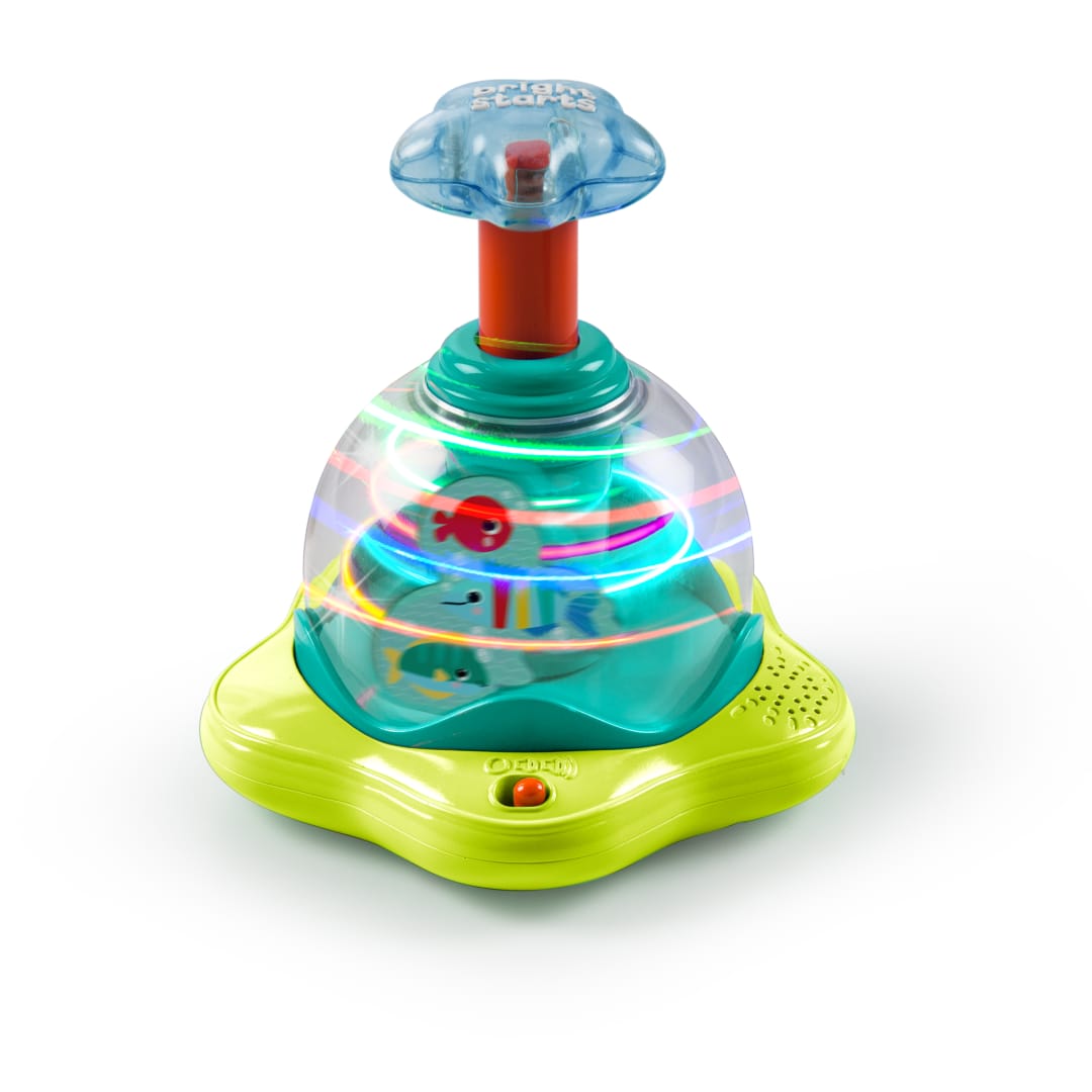 BS PRESS N GLOW SPINNER TOY