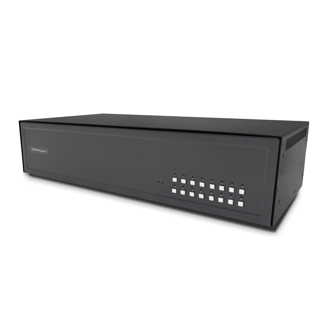 16-Port SH Secure Pro DVI-I KVM w/ audio and CAC