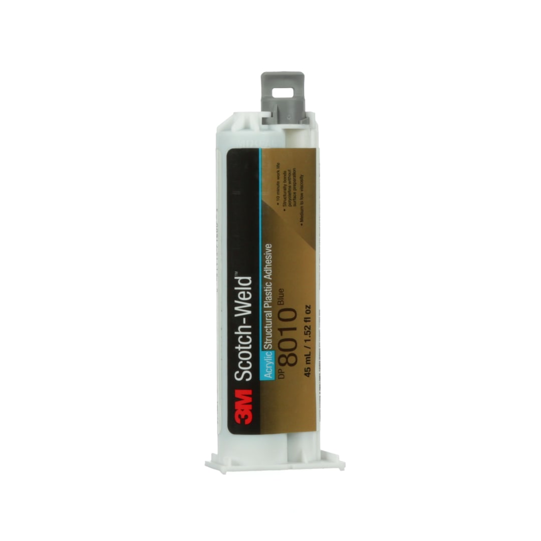Štrukturálne lepidlo na plasty 3M™ Scotch-Weld™ DP8010, modré, 45 ml, 12 kusov v jednom balení