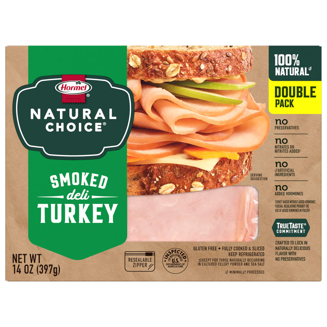 HORMEL NATURAL CHOICE Smoked Deli Turkey Double Pack