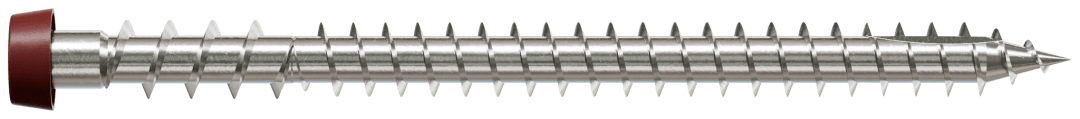 Simpson Strong-Tie DCU234C316RD01 Deck-Drive™ DCU COMPOSITE Screw — #10 x 2-3/4 in. T20, Type 316, Red 01 (70-Qty) (Pack of 600)