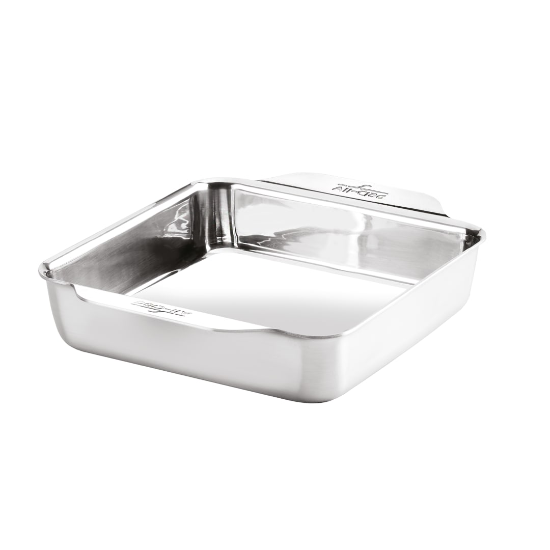 Stainless Steel Bakeware, Square Baking Pan, 8 x 8 inch