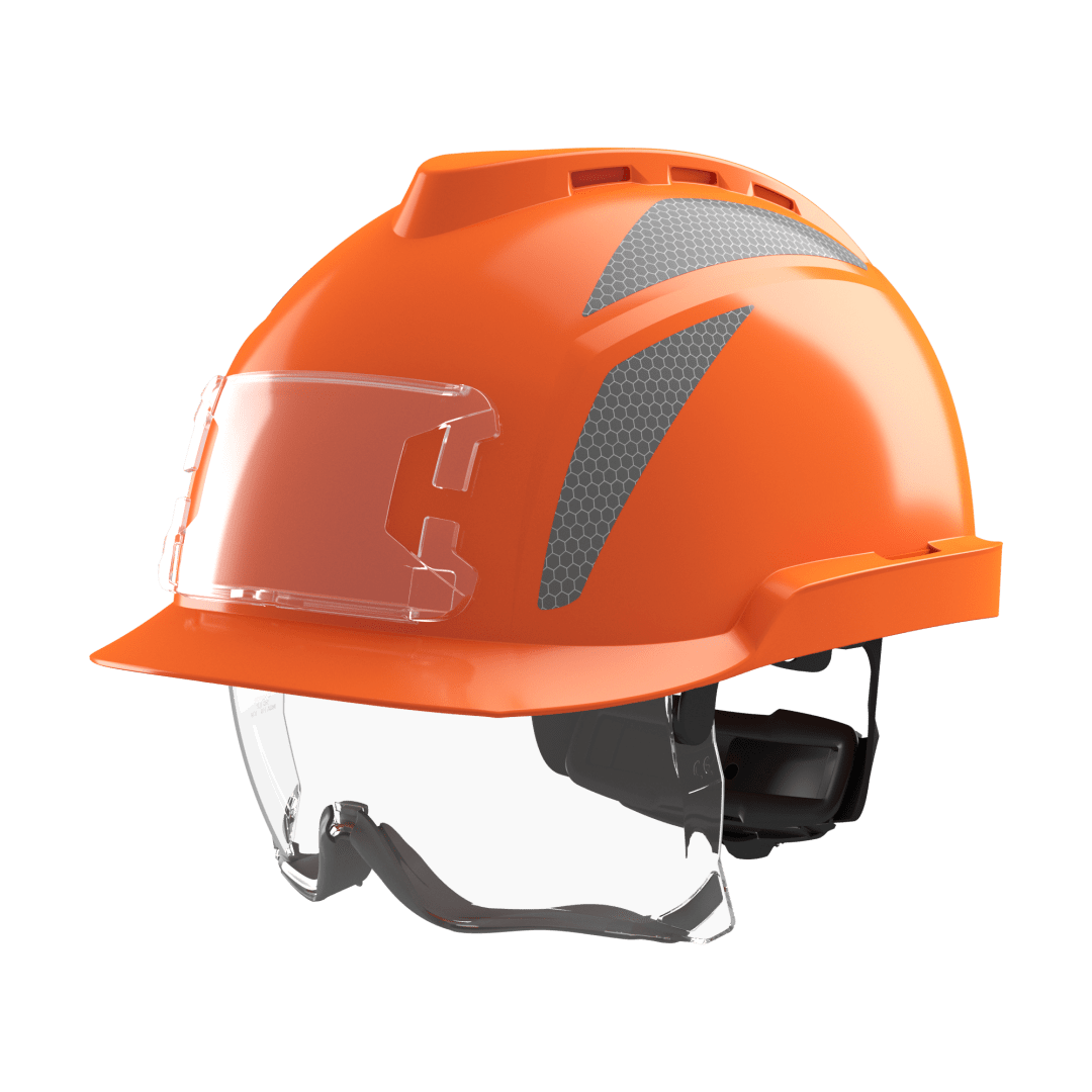 V-Gard® 930 Non-Vented Safety Helmet with Integrated Over Spectacles