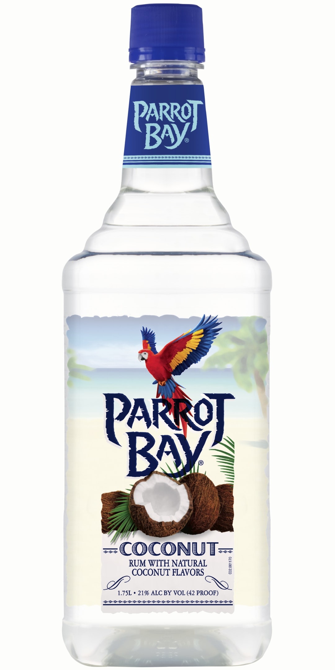 Parrot Bay Coconut Rum 1.75l Plastic Bottle 42 Proof