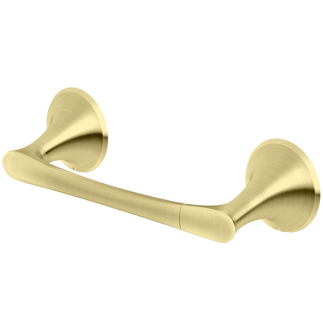 Rhen Toilet Paper Holder in Brushed Gold