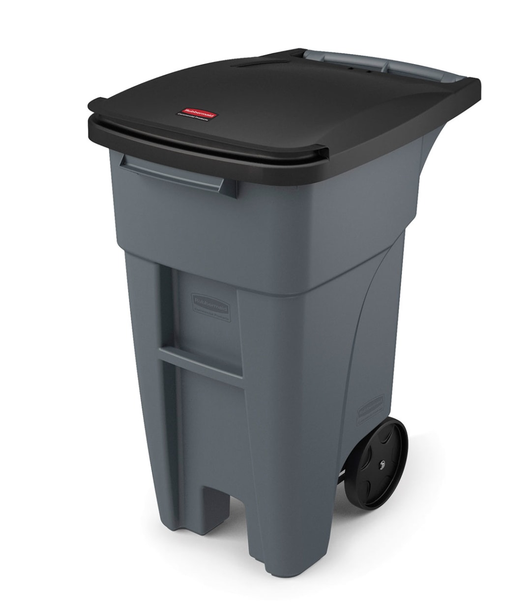 BRUTE® 32 Gal Rollout Container Gray