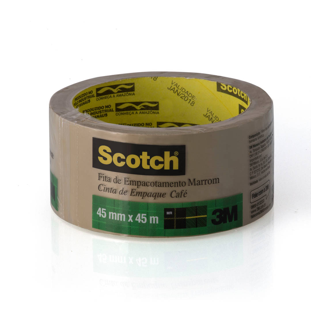 Fita de Empacotamento Scotch®, Marrom, 45 mm x 45 m