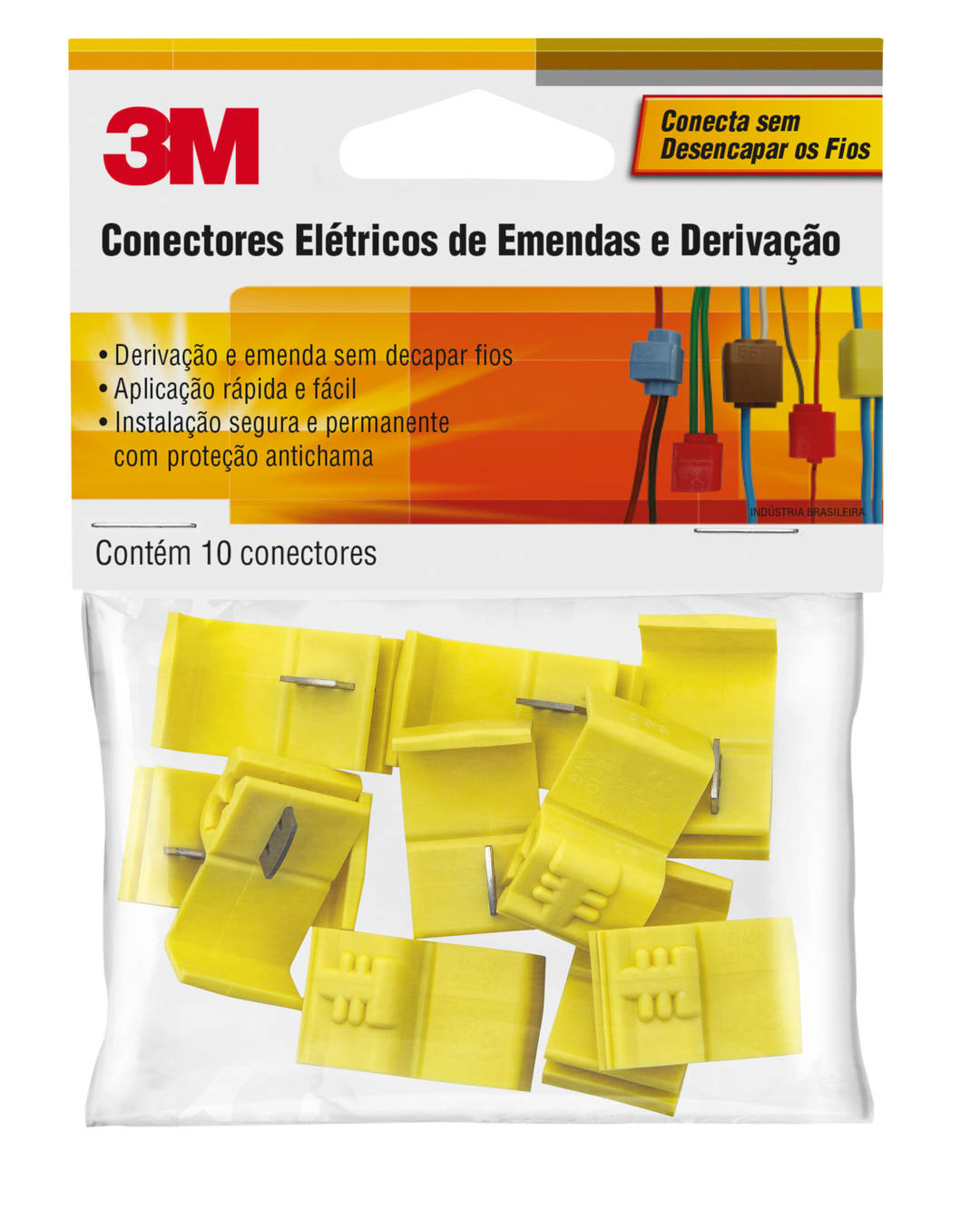 Conector de Emenda e Derivação 3M™ Scotchlok® IDC 562, pacote com 10 unidades