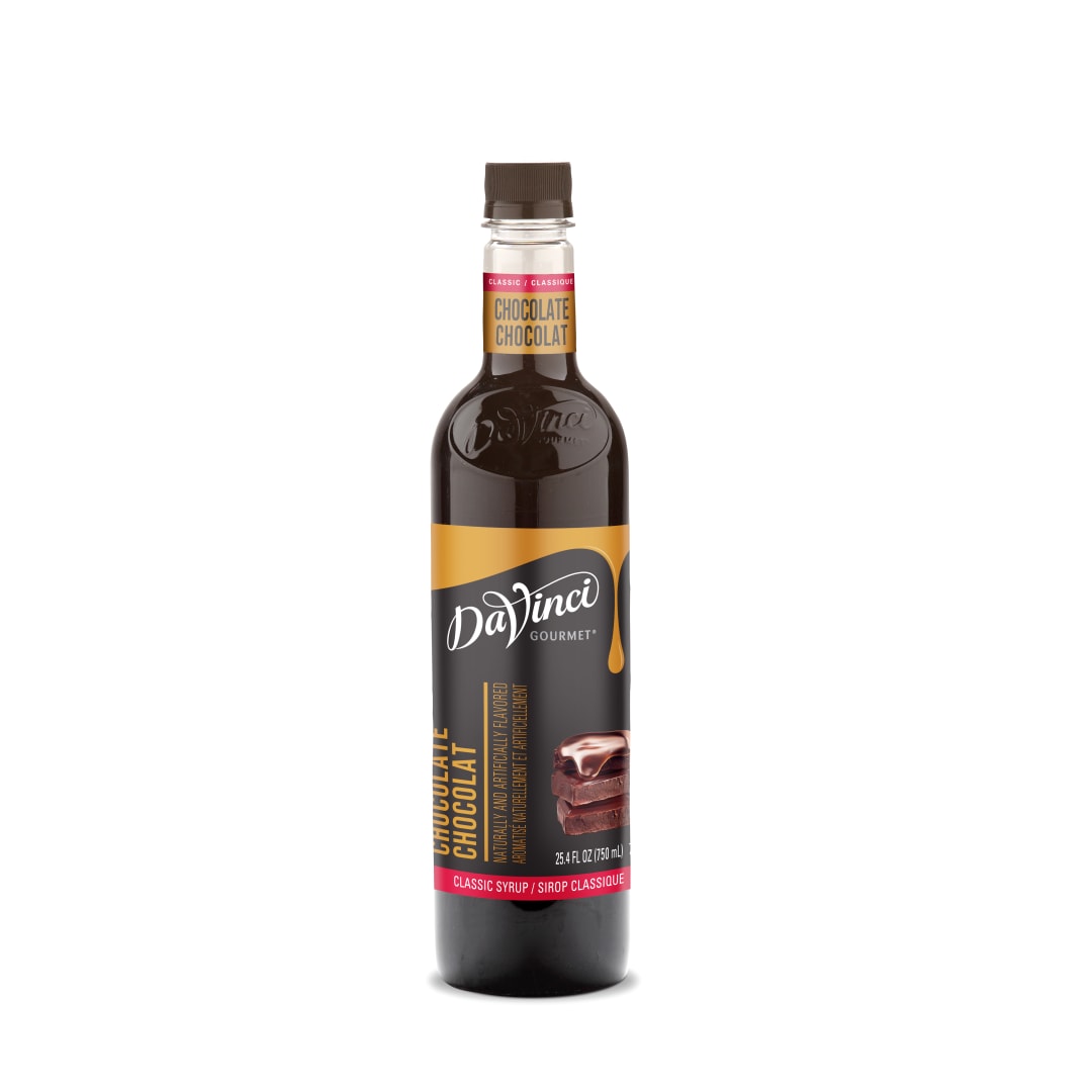 DaVinci Gourmet Chocolate Syrup, Plastic Bottle, 4 x 750 mL