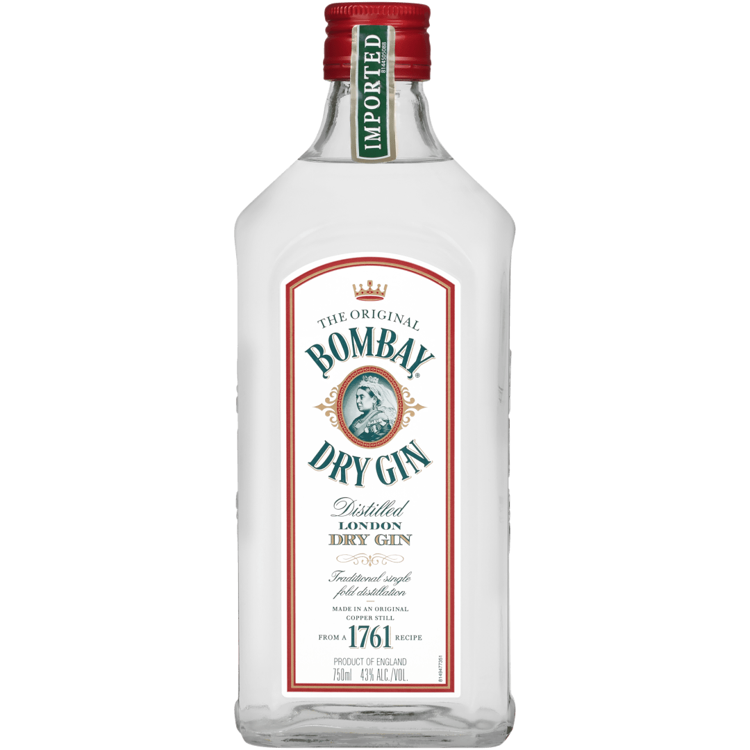Bombay Distilled London Dry Gin 43% 750mL