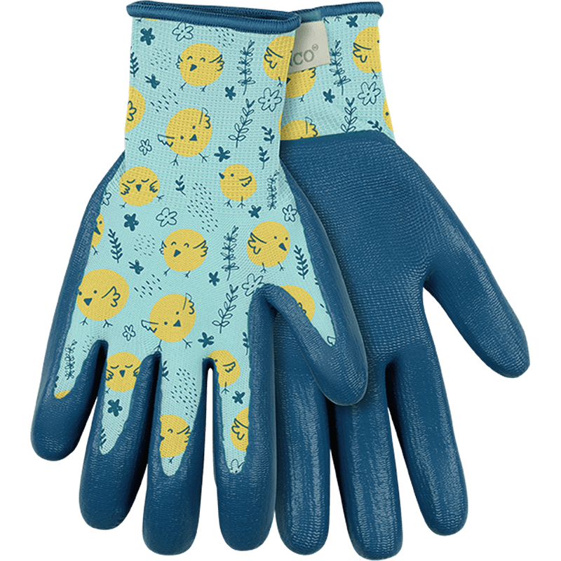 Women’s Blue "Chick Days" Knit Shell & Nitrile Palm, Custom for TSC