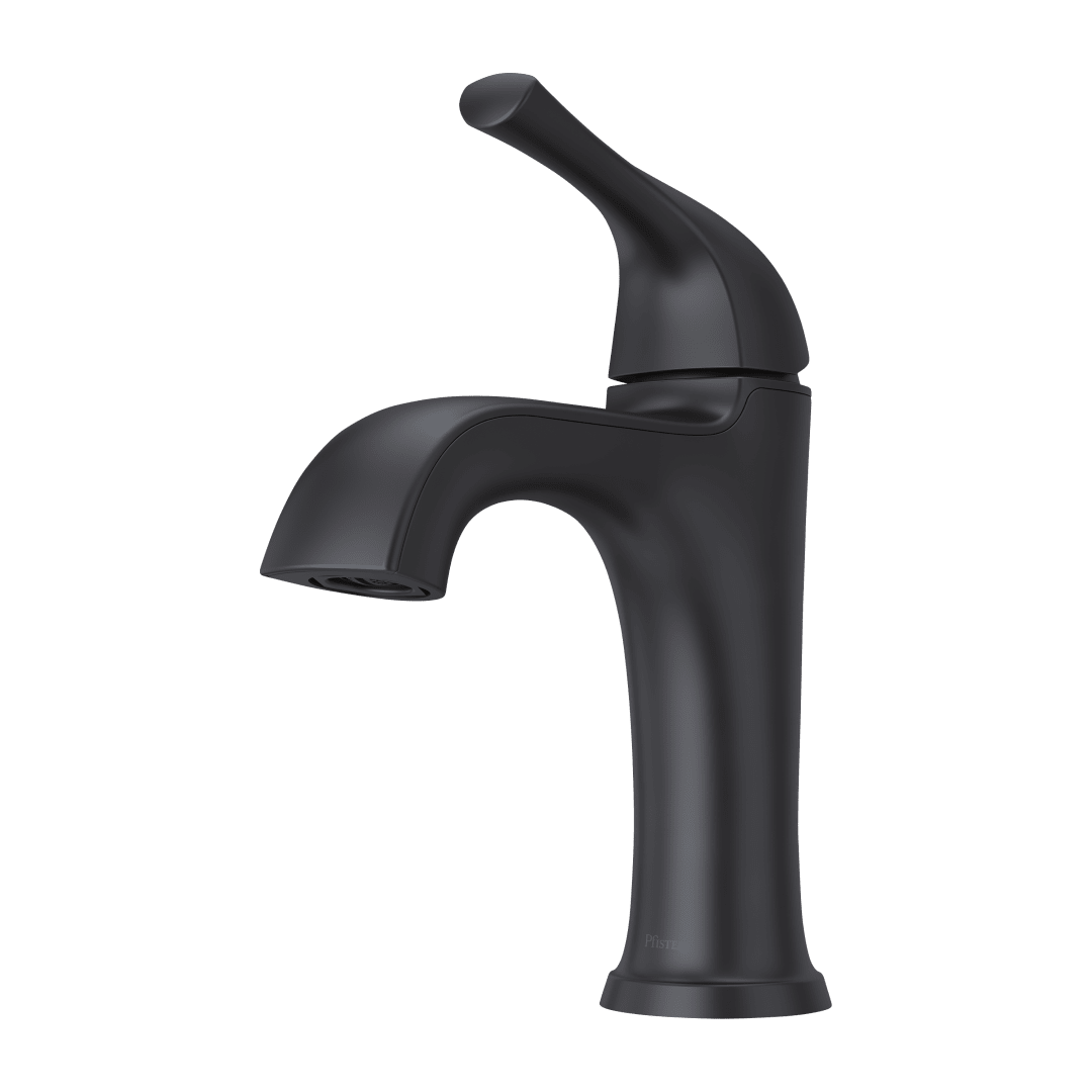 Ladera Single Control 4" Centerset Bathroom Faucet in Matte Black