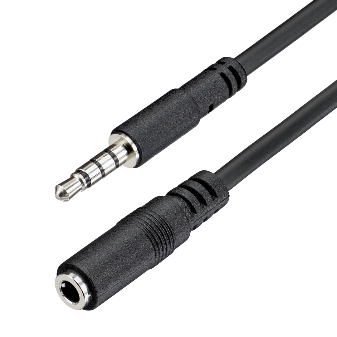 2m 3 5mm 4 Position Headset Extension Cable M F