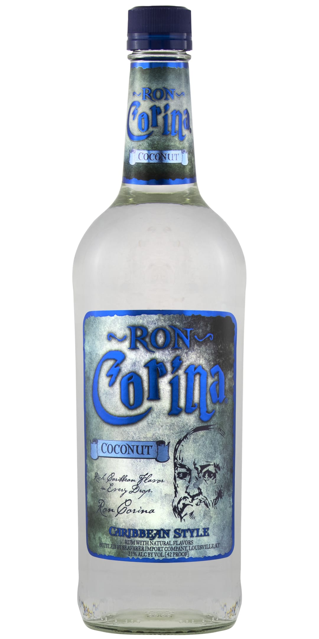 Ron Corina Coconut Rum 1l 42 Proof