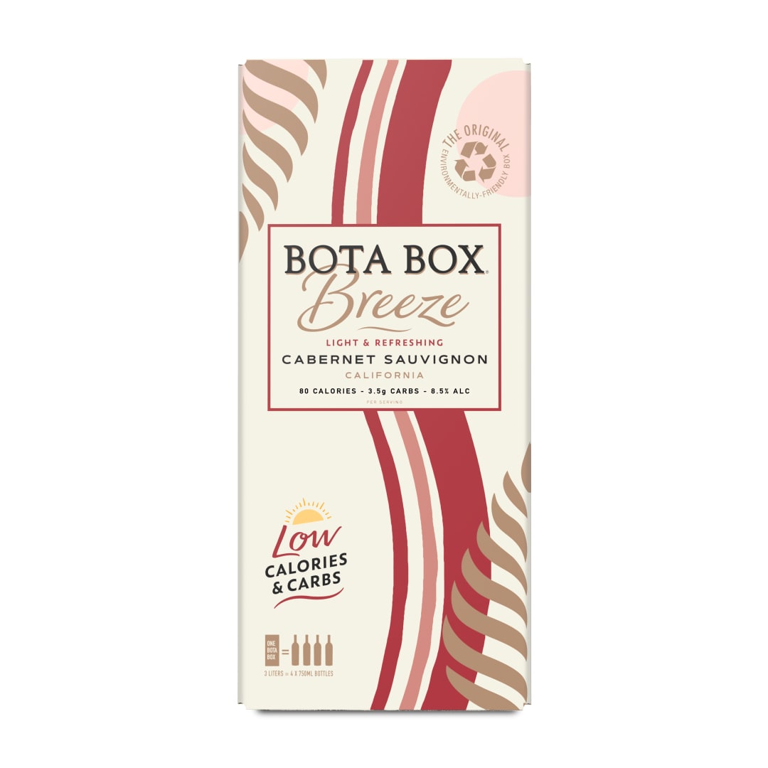 Bota Box Breeze Cabernet Sauvignon Red Wine, 3 L (Equals 4 x 750mL Glass Bottles), 8.5% ABV