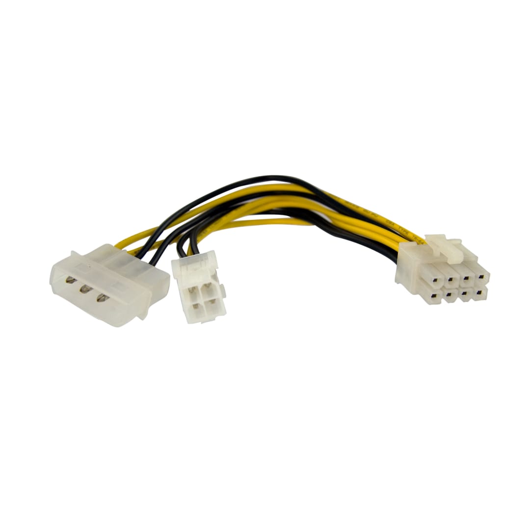6in ATX to EPS Power Adapter w  LP4 F M
