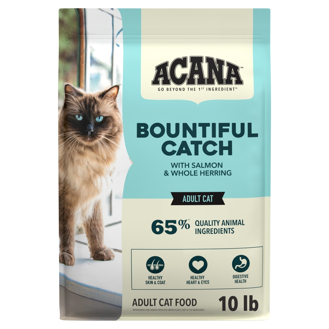 ACANA Dry Cat Food Bountiful Catch Salmon Catfish and Herring