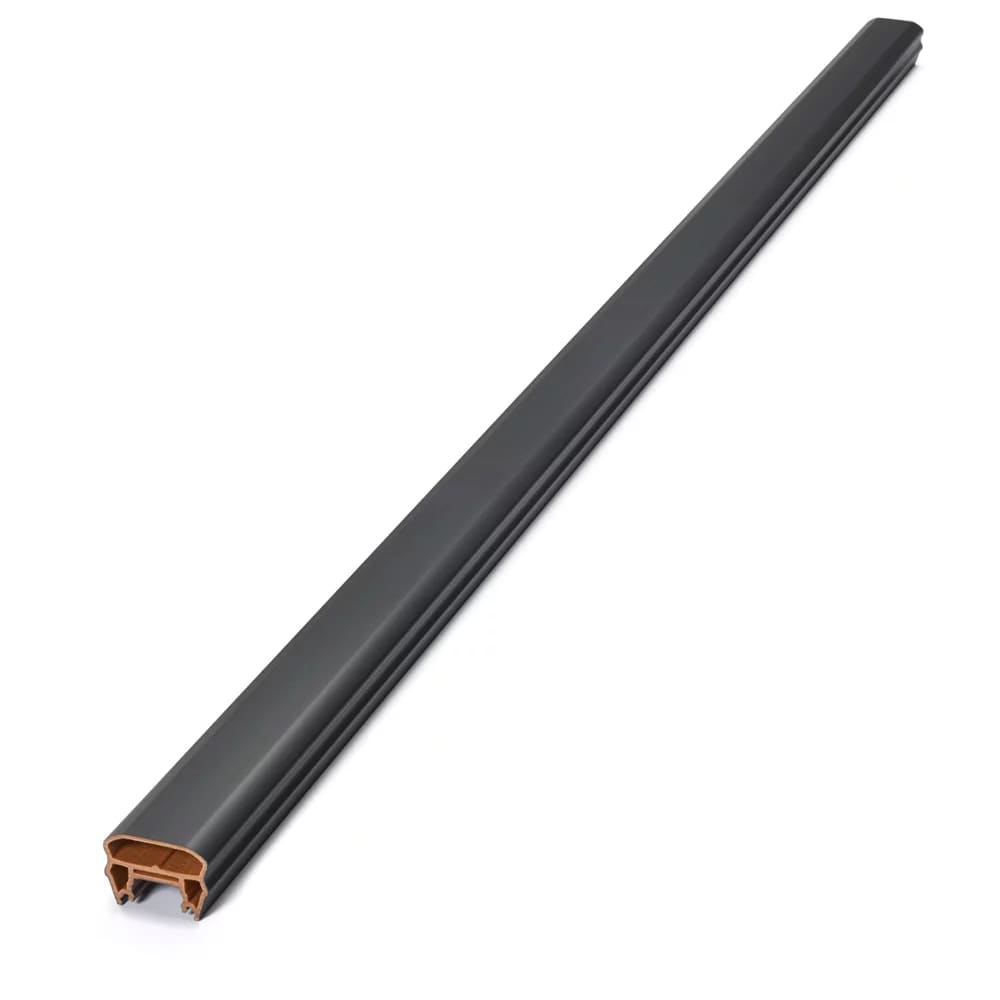 8-ft Transcend® Crown Top Rail - Charcoal Black Full Span