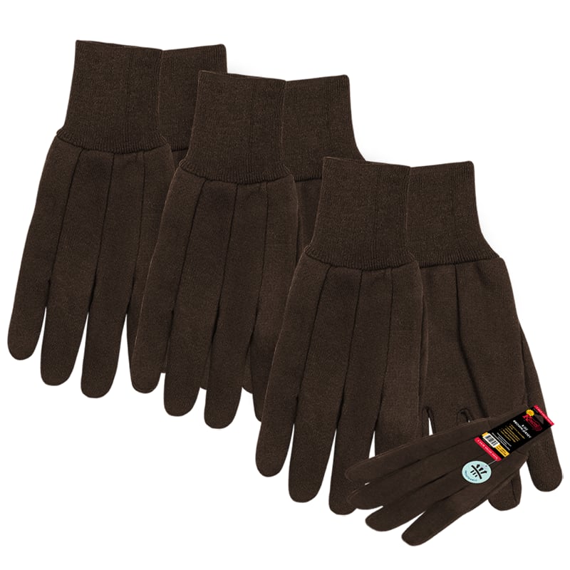 3-Pair 8 oz Brown Jersey Multi-Pack