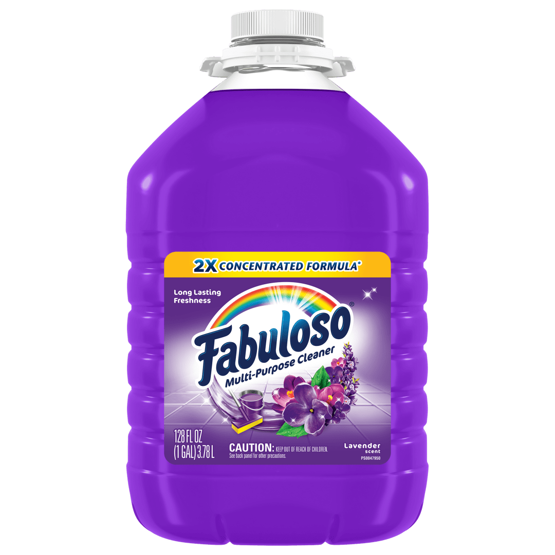 Fabuloso Multi-Purpose Cleaner, 2X Concentrated Formula, Lavender Scent, 128 oz