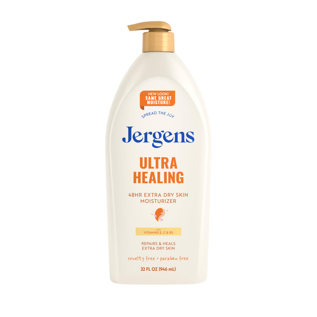 Jergens Ultra Healing Body Lotion, Moisturizer for Dry Skin, 32 fl oz