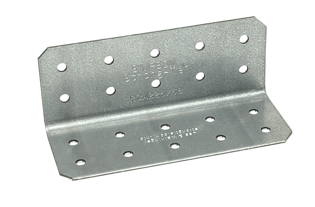 Simpson Strong-Tie RCA225/68-R75 RCA 2 in. x 2 in. x 5 in. 14-Gauge Galvanized Rigid Connector Angle (75-Qty)