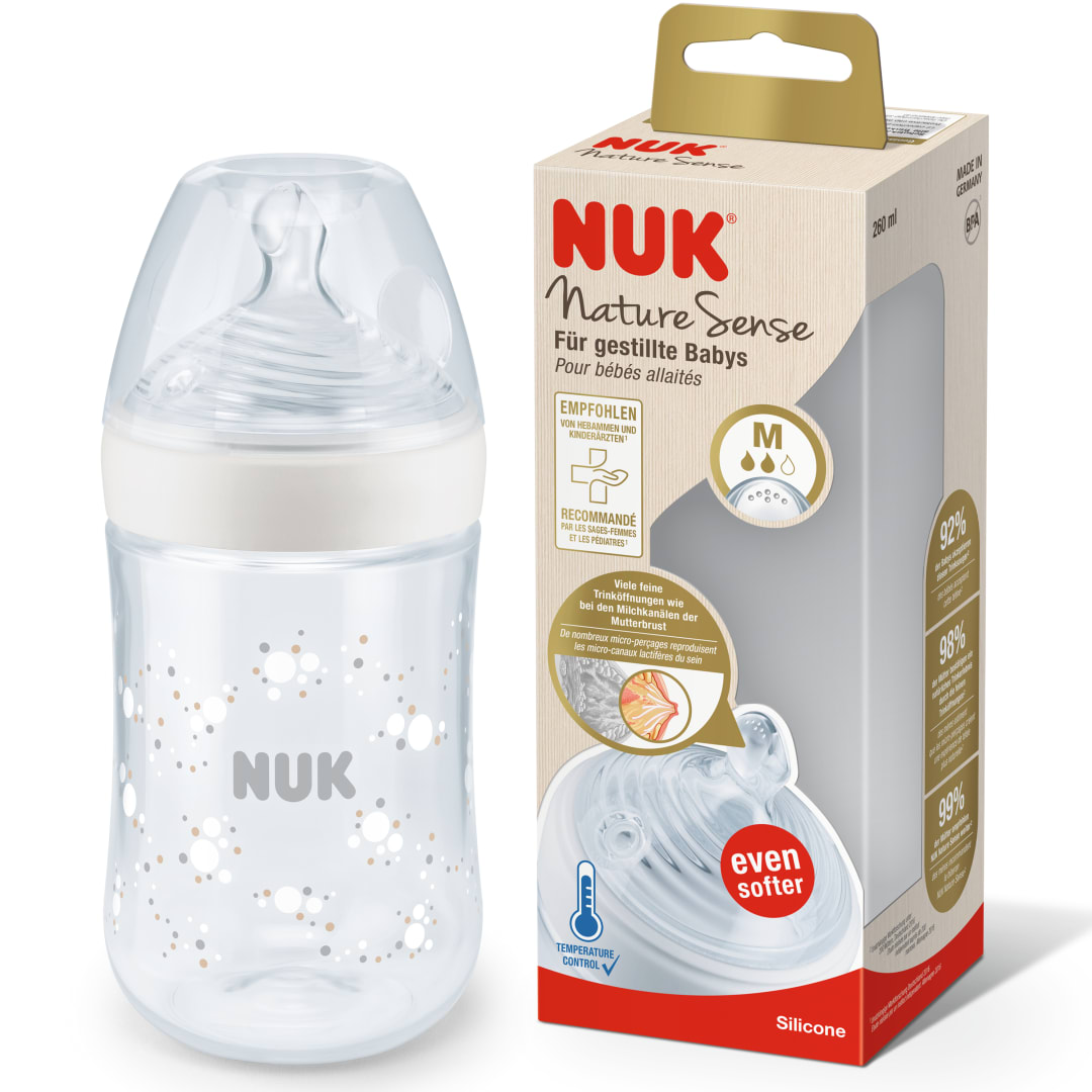 NUK NA SE BTL PP TC 260ML M CL1 WHITE