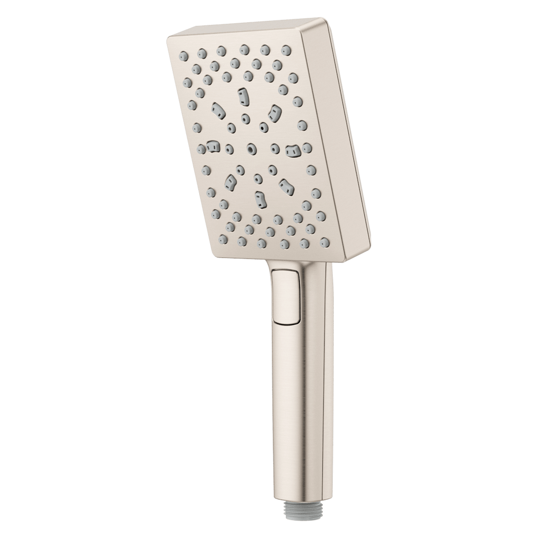 Modern Square Handshower in Brushed Nickel