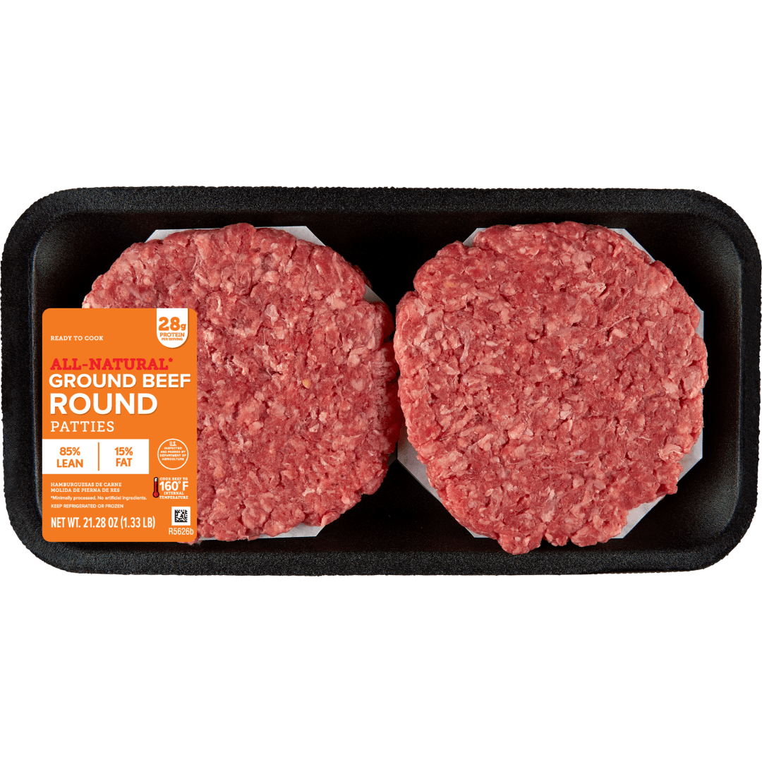 Ground Chuck Patties, 85% Lean/15% Fat