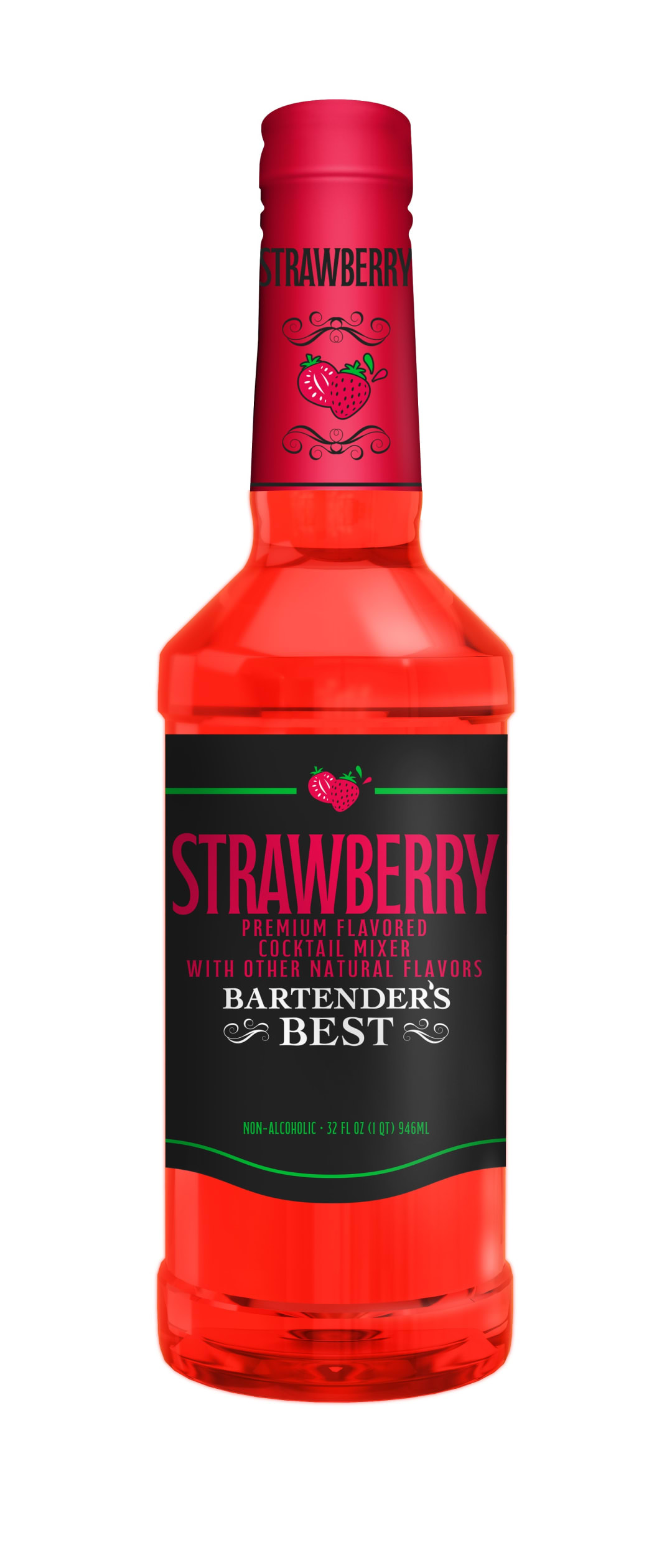 Bartenders Best Strawberry Non Alcoholic 950ml