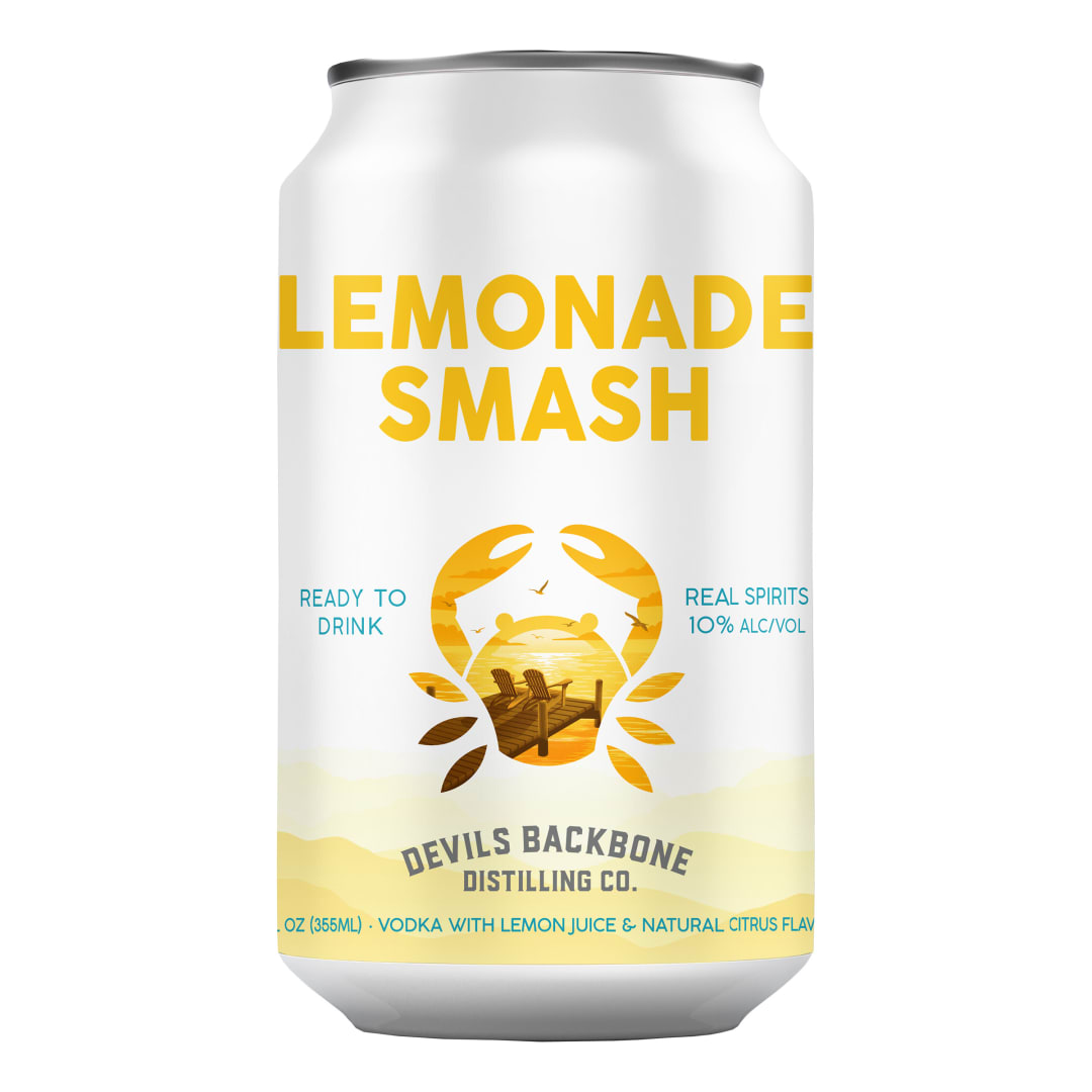 Devils Backbone Distilling Co. Lemonade Smash 10%, 12 fl. oz. Can