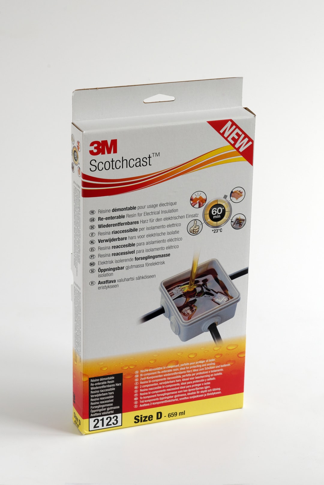 3M SCOTCHCAST 2123-D RESIN 659ML