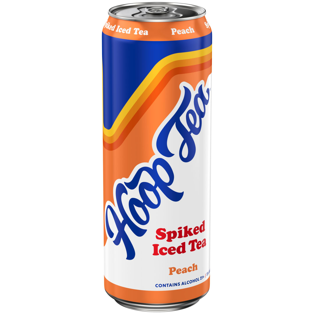 Hoop Tea Peach 25 oz Single CAN 5ABV 206 Diameter