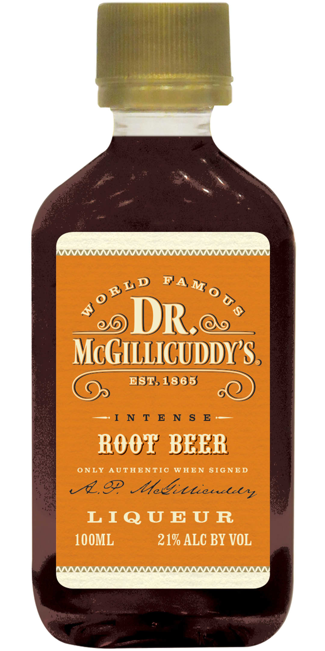 Dr. McGillicuddy's Old Fashioned Root Beer Liqueur 100ml 42 Proof
