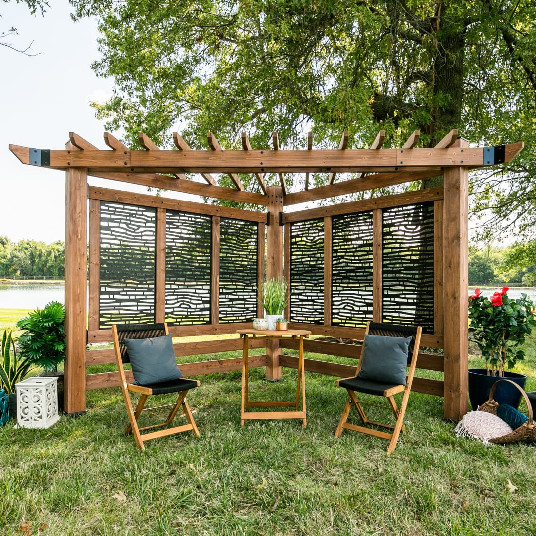 Verona Cabana Pergola (Bamboo)