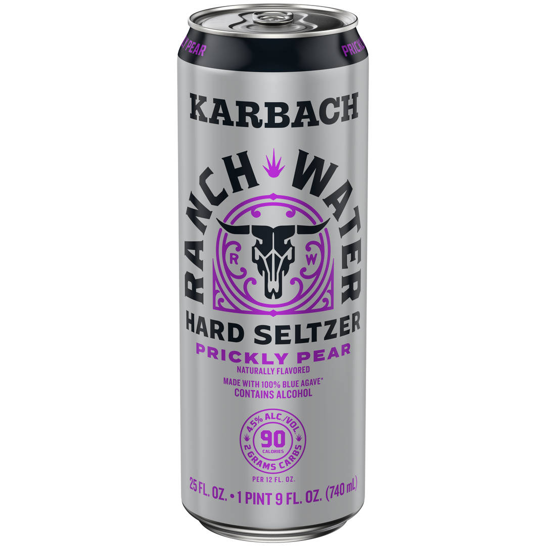 Karbach Ranch Water Prickly Pear Hard Seltzer 25 fl oz
