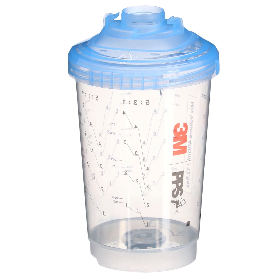 3M™ PPS™ Serie 2.0 Hartbecher Lackverarbeitungssystem Kit, Midi, 400 ml, 125 µm, 26162